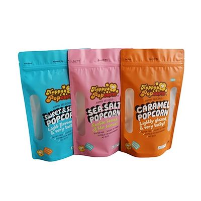 Конфигурация логотипа пищевого пластика Stand Up Pouch Zip Lock Packaging Bag для закусок