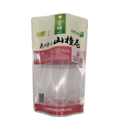 Конфигурация логотипа пищевого пластика Stand Up Pouch Zip Lock Packaging Bag для закусок