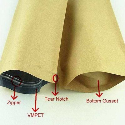 Конфигурация логотипа пищевого пластика Stand Up Pouch Zip Lock Packaging Bag для закусок
