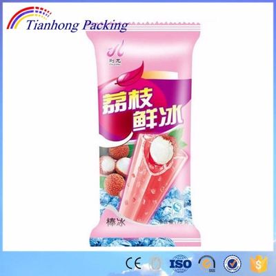 Пластиковый пакет Bopp для индивидуального дизайна Popsicle упаковочный пакет замороженных десертов