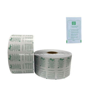 Водонепроницаемая печатная пленка 73GSM Small Alcohol Prep Pad для рынка целлюлозы